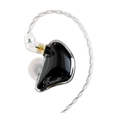 BASN Bmaster Triple Drivers in Ear Monitor Headphone(Clear Black)
